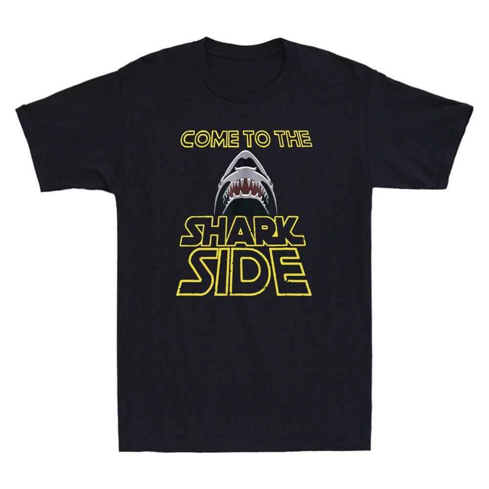 Men s and Women s T-shirts Come To The Shark Side - Funny Shark Lover Ocean Wildlife Vintage XS