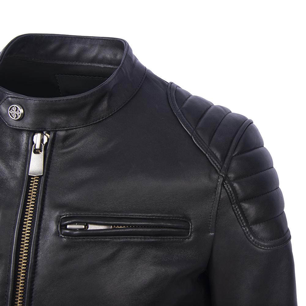 New Sheepskin Leather Jacket Men Motorcycle Biker Spring Natural Genuine Calfskin Leather Jackets Vintage Slim Short Male Coat