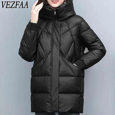 Moda donna casual autunno inverno tinta unita stampa maniche lunghe giacche e cappotti piumini