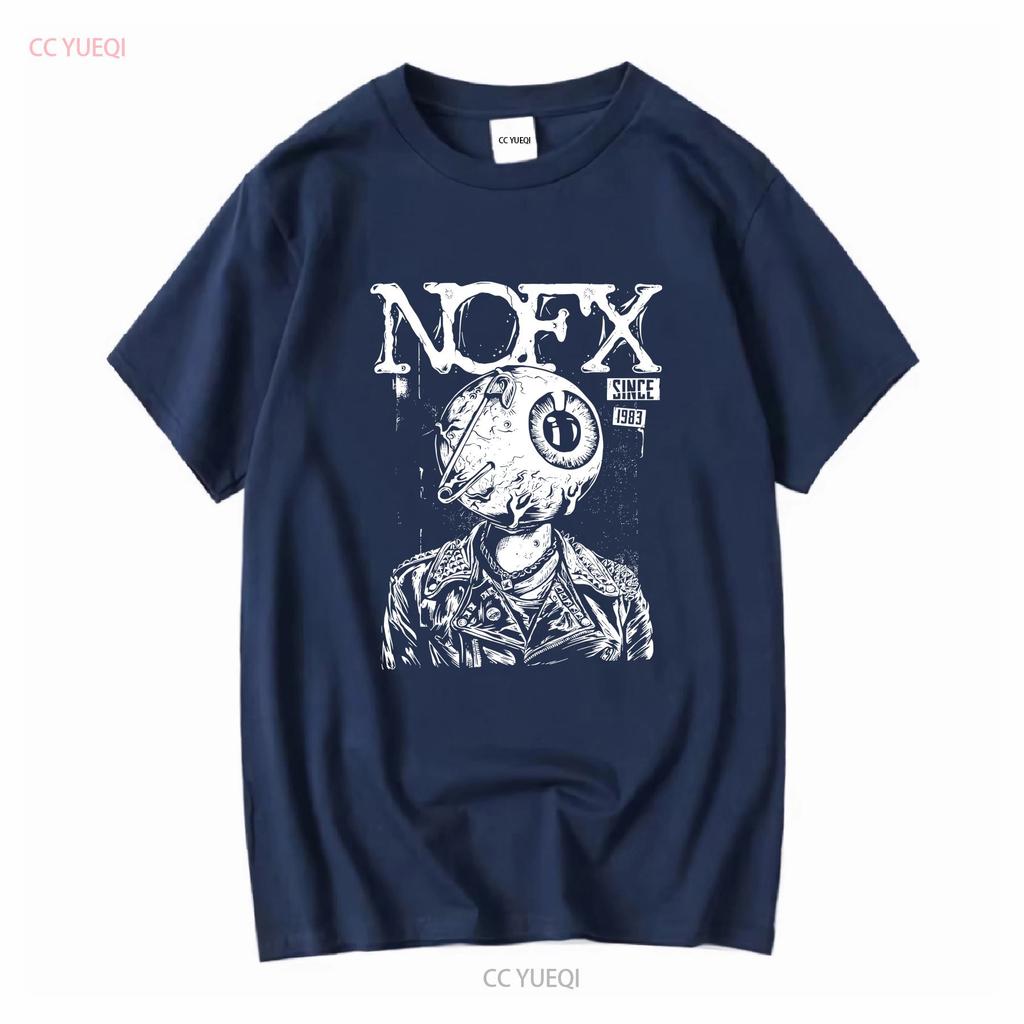 Nofx T Shirt Long Or Short Sleeves Vintage Washed Comfortable Stylish Casual Homme Breathable Streetwear Unisex Fashion