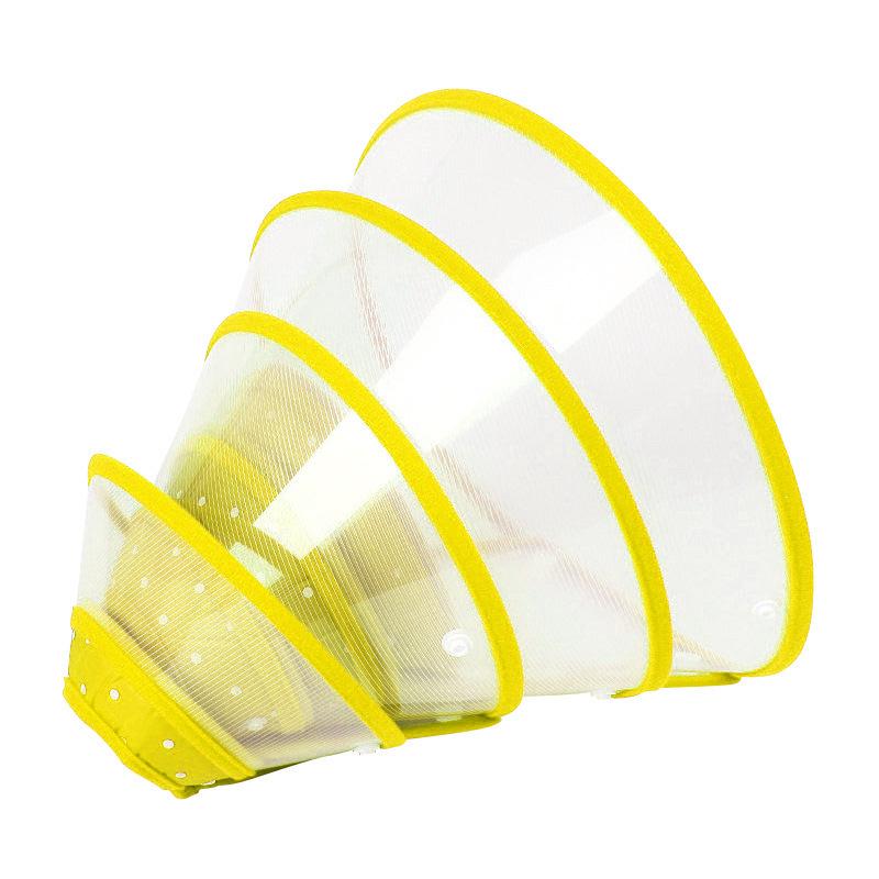Transparent Pet Elizabethan Collar - Anti-Bite, Anti-Lick Cat & Dog Headgear, Protective Cone of Shame