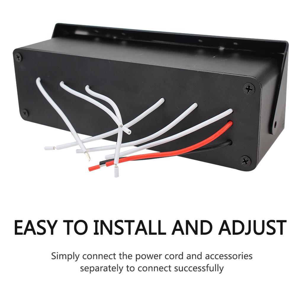 For Cars Vehicles Yacht Double QC3.0 Waterproof 6+1 Gang Rocker Switch Box 12-24V 20A Switch Panel Universal