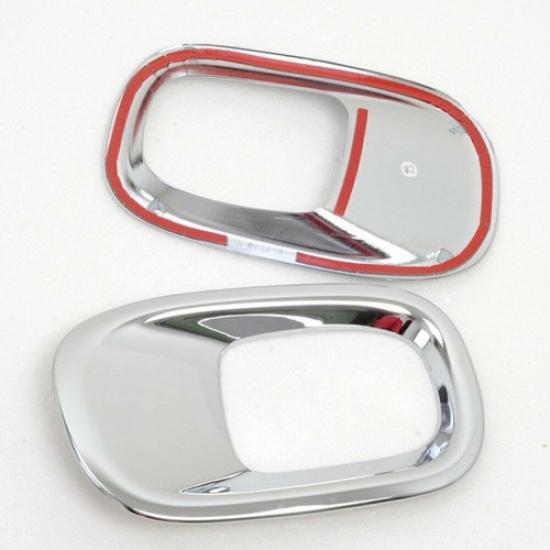 For Jeep Renegade 2015-2023 Bright Chrome Rear Fog Light Eyelid Molding Trim 2PC