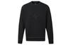Sweatshirts Men's Black Crew Neck Moderate Regular 10020819-A01