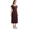 Fila Heritage V-Neck Fashion Versatile Sleeveless Dress Women Dresses Cherry-Red F11W528303F-WI