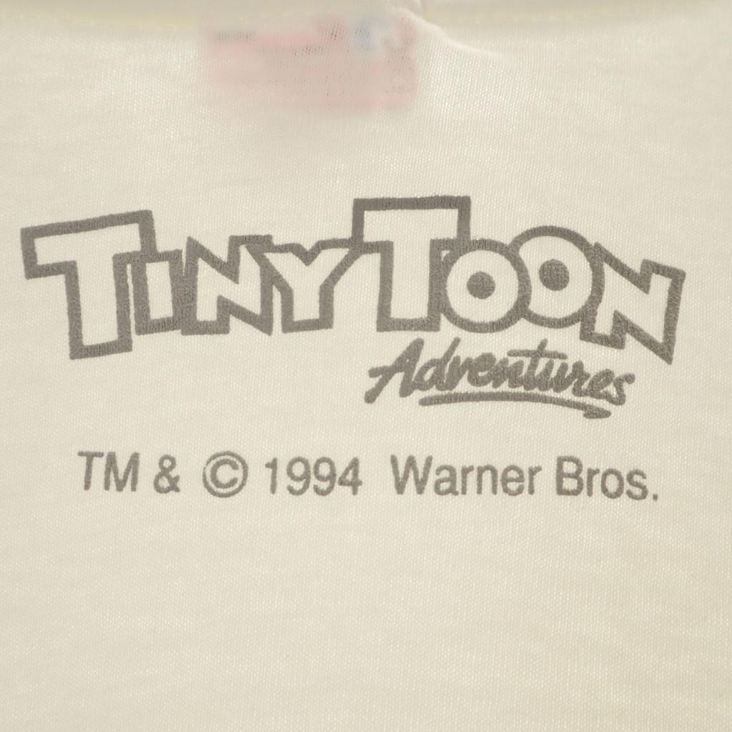 Hanes 90s Made in USA Old TINY TOON print Short sleeve T-shirt L Men's Used