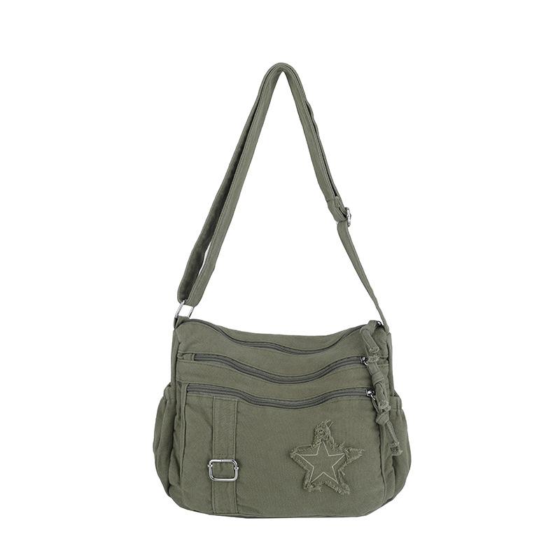 Fashionable Multi-purpose Shoulder Bag with Unique Design, Retro Style, Multiple Compartments, Suitable for Daily Use, Crossbody Bag Casually