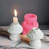 Candle Holder Mold Mushroom Shape Candle Holder Silicone Mold Silicone Mold Home Decoration Candlestick Base Mold Creative