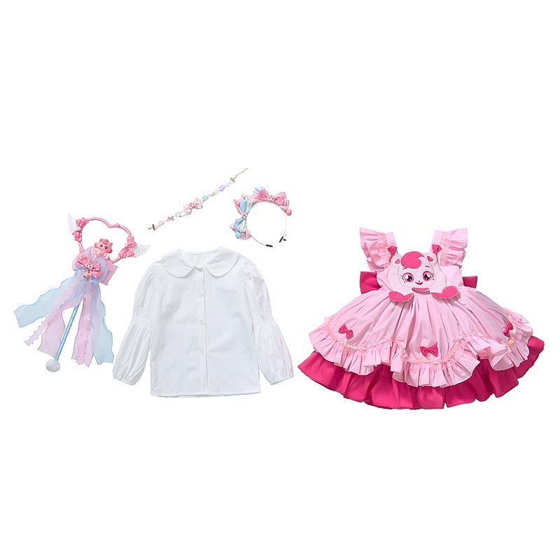 Girls' Lolita Dress - Spring/Autumn 2025 Cute Cartoon Princess Birthday Gown
