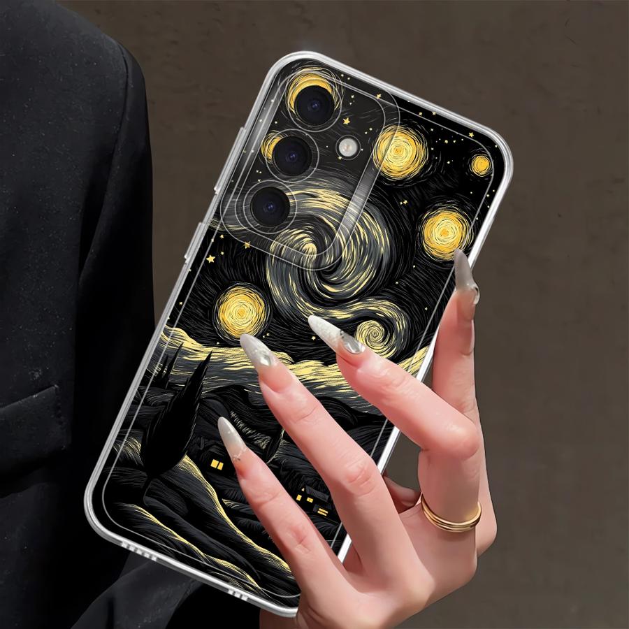 Phone Cover Case for Samsung Galaxy A57 A36 A37 A34 A35 A54 A15 A14 A16 A56 A26 A24 A25 A51 A52 A55 A52 A23 Van Gogh Starry Sky