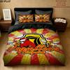 Jagiellonia Biaystok Pattern Bedding Uilt Set Uilt Cover Pillowcase Home Decoration Birthday Gift (1 * Duvet Cover + 2 * Pillowcase Without Core)