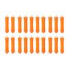 20pcs Hair Perm Rods Set Universal Thickened Nonslip DIY Orange Perm Rods for Beginner for Home