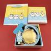 Shuibei Hot-Selling 999 Pure Gold Cartoon Keychain Pendant for Mobile Phones