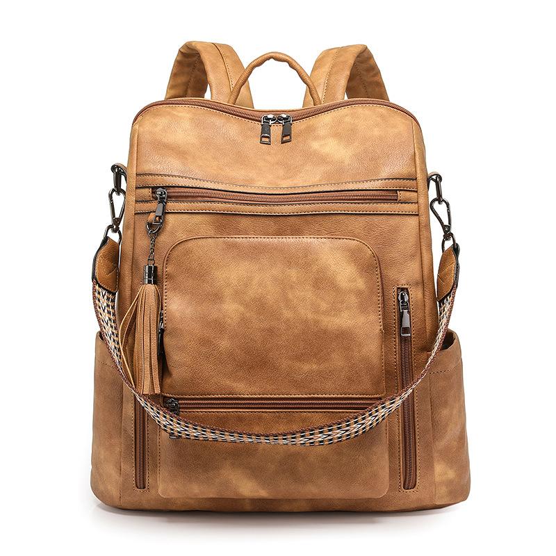 

Ladies Backpack, Large-capacity Pu Retro Business Bag, Backpack, Computer Backpack, Women s Bag