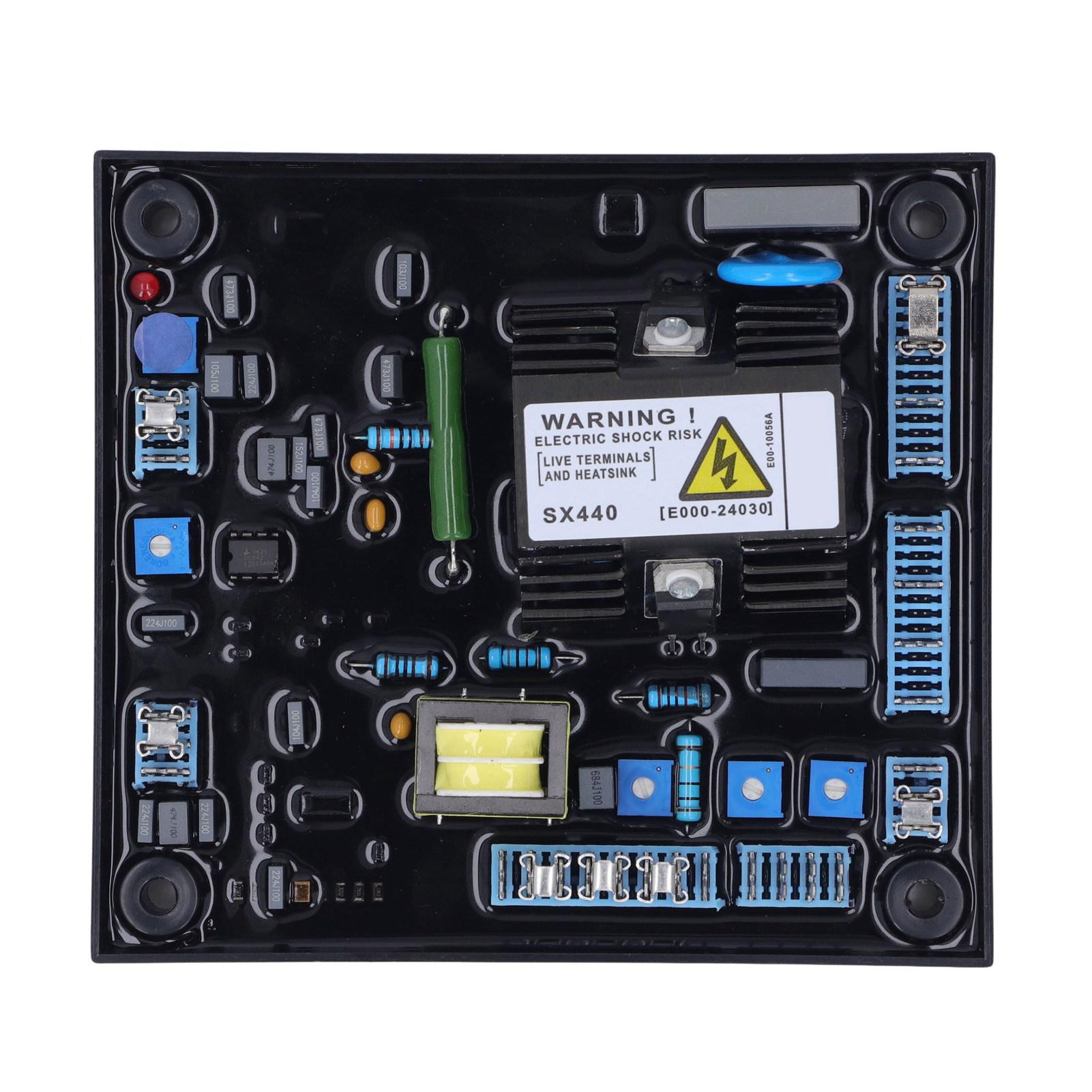

Automatic Voltage Regulator Module 1 Phase 2 Wire AVR Voltage Regulator Board for Diesel Generator 190‑264V