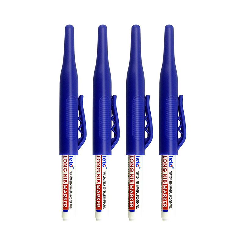 4color Marker Oily 30mm Long Nip Carpentry Renovation Markers Pen,Waterproof Non-Fading Greeting Card Tire Can Not Be Erased