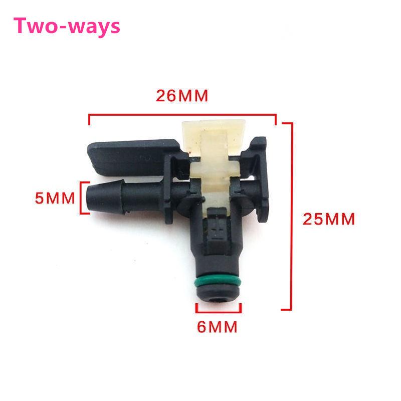 10PCS Automobile Fuel Pipe Joint Adapters for Bosch Fuel Injector Joint Three-way Two-way Fuel Return Pipe Quick Plug