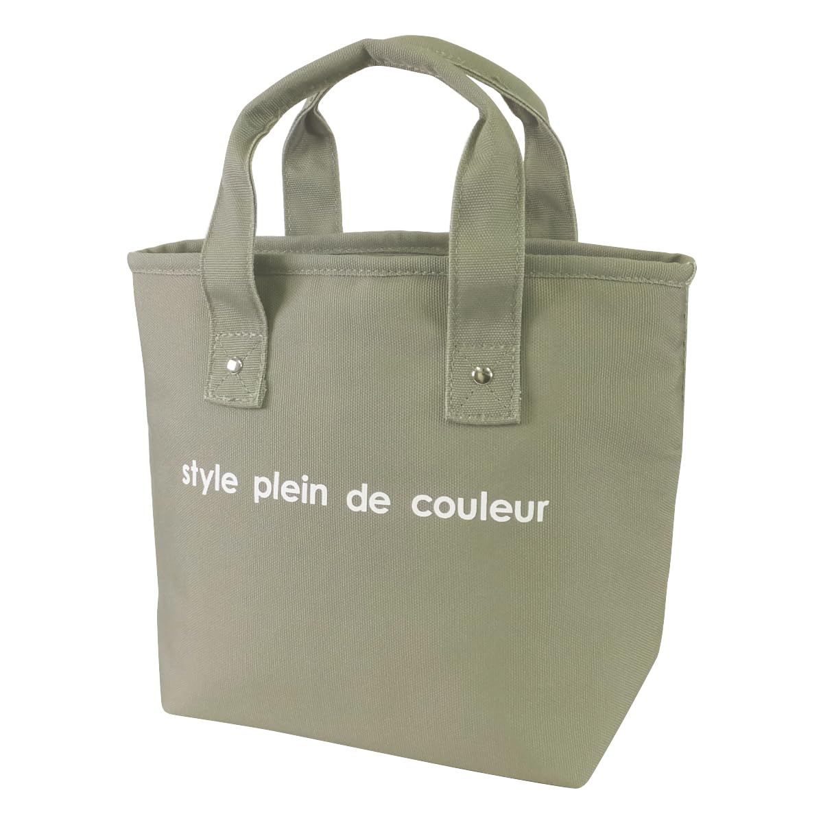 

AtFirst Lunch Insulated Lunch Zipper Moss AF6402 Bag, Tote, Closure, Gray,