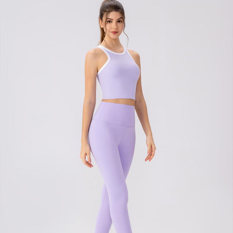 Women's Round Neck Yoga & Fitness Racerback Tank Top