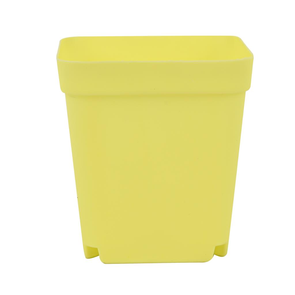 10PCS Gardening Mini Small Square Pot Seven Colors Flower Pot Succulent Pot Little Black Square Plastic Pot Seedling Tray TMZ