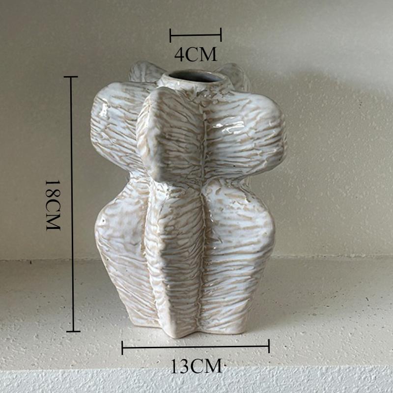 

Nordic Conch Vases Creative Table Decoration Flower Vase Living Room Art Vase Ceramics Elegant Flower Bottle Aesthetic Ornaments