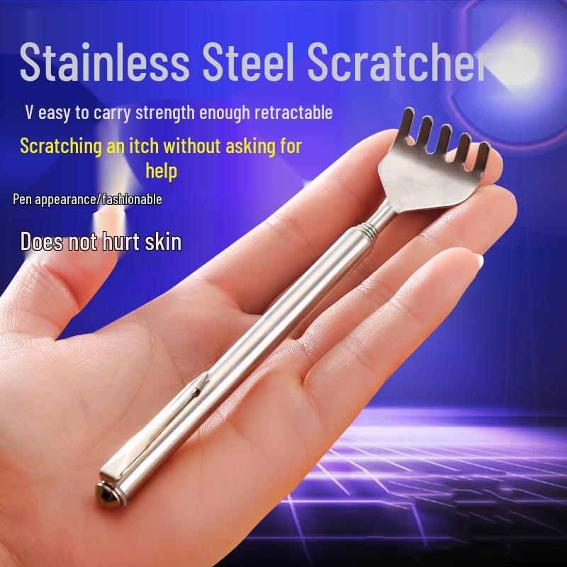 Portable Retractable Back Scratcher - Self-Help Itch Reliever & Back Rake Artifact