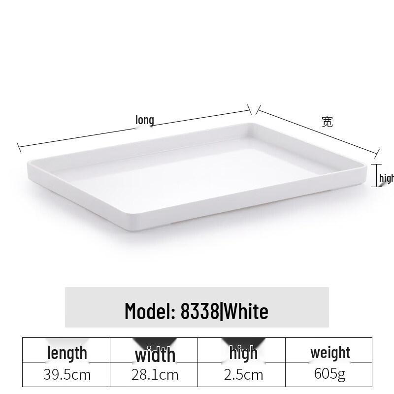 Rectangular Plastic Serving Tray