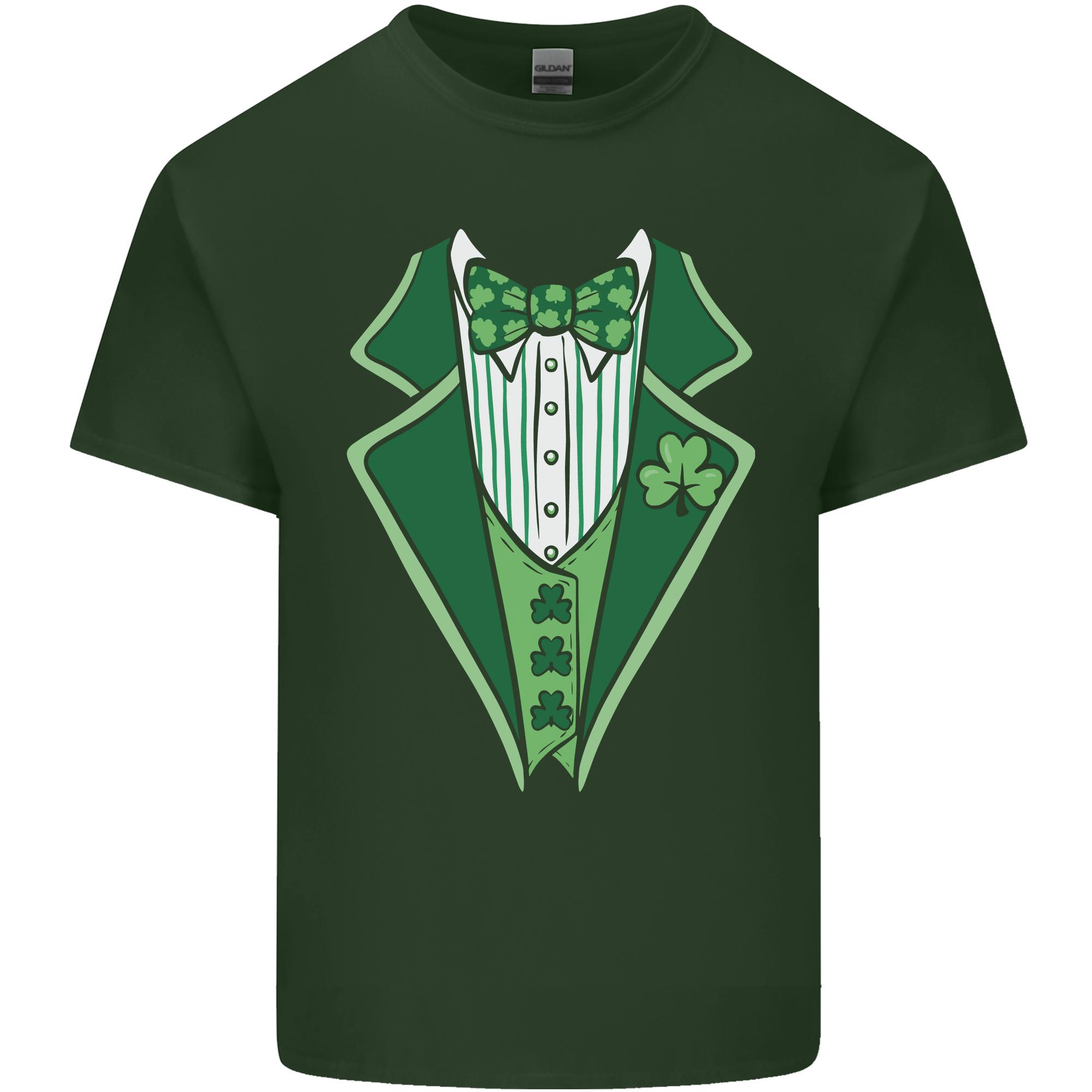 Irish Tux Tuxedo Funny St Patricks Day Unisexs Light Cotton TShirt S