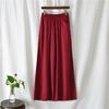 2025 Spring/Summer Nianbaixiu Women's Cotton Linen Wide-Leg Trousers - Zen-Inspired Light Retro Style