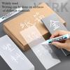10pcs White Marker Pen, Oily Fine Tipped Marker Pen, Waterproof and Non Fading Paint Markers  Art Supplies classroom supplies