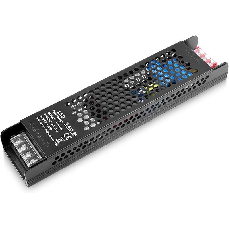 inShareplus DC 24V 8.5A 200W Switching Power Supply, AC 110~250V to 24 Volt Universal DC Transformer Driver, LED Power Supply, Converter Adapter for