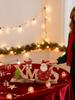 Christmas Tabletop Decor Santa Claus Snowman Centerpiece Wooden Christmas Decorations for Home for Holiday Winter Bathroom