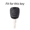 Transparent Car Key Case Cover for Peugeot 107 207 307 407 206 306 406 for Citroen C1 C4 C2 C3 Berlingo Xasara TPU Shell Fob Bag