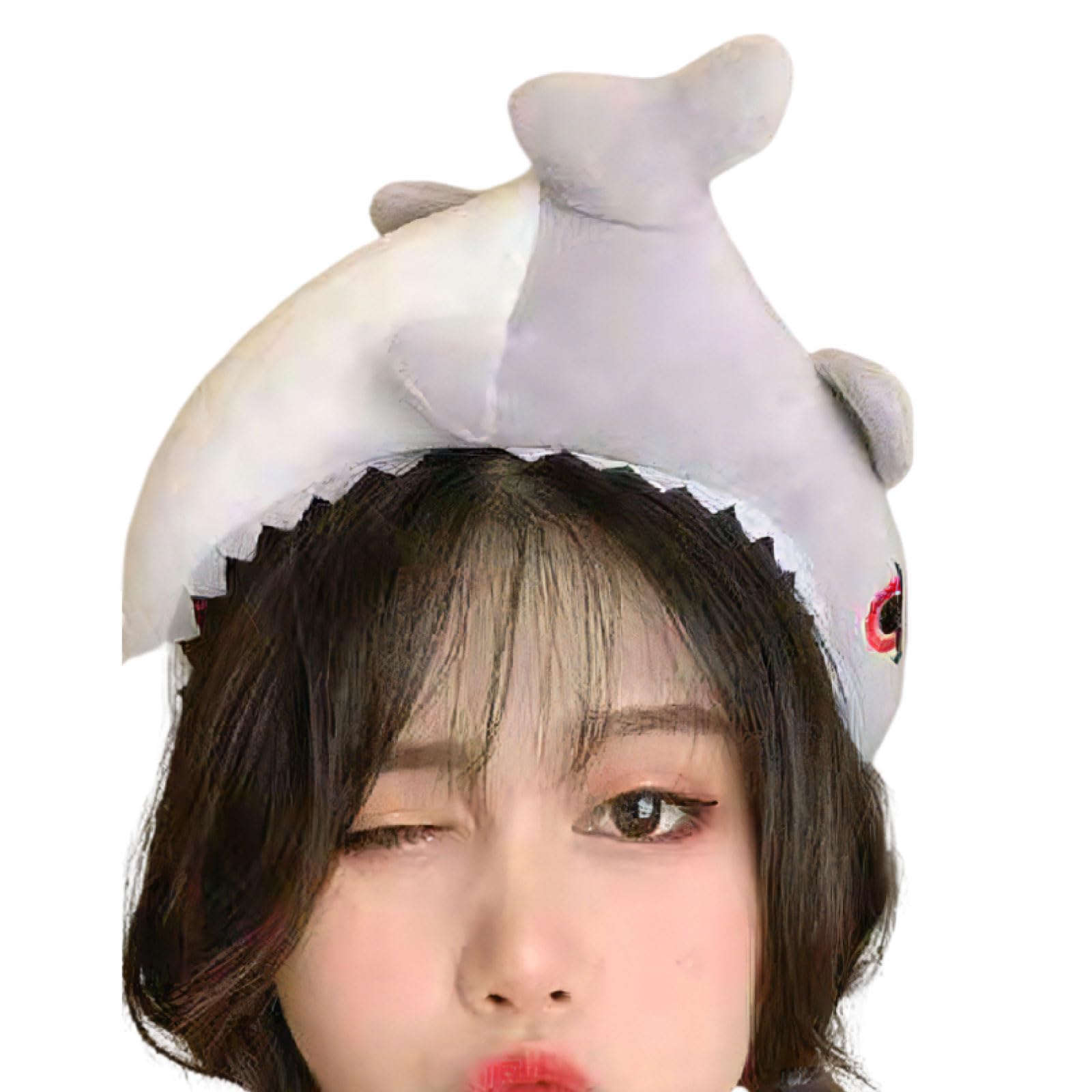 

MORYTRADE Забавная повязка на голову в виде акулы Косплей Повязка для волос для костюмов на Хэллоуин