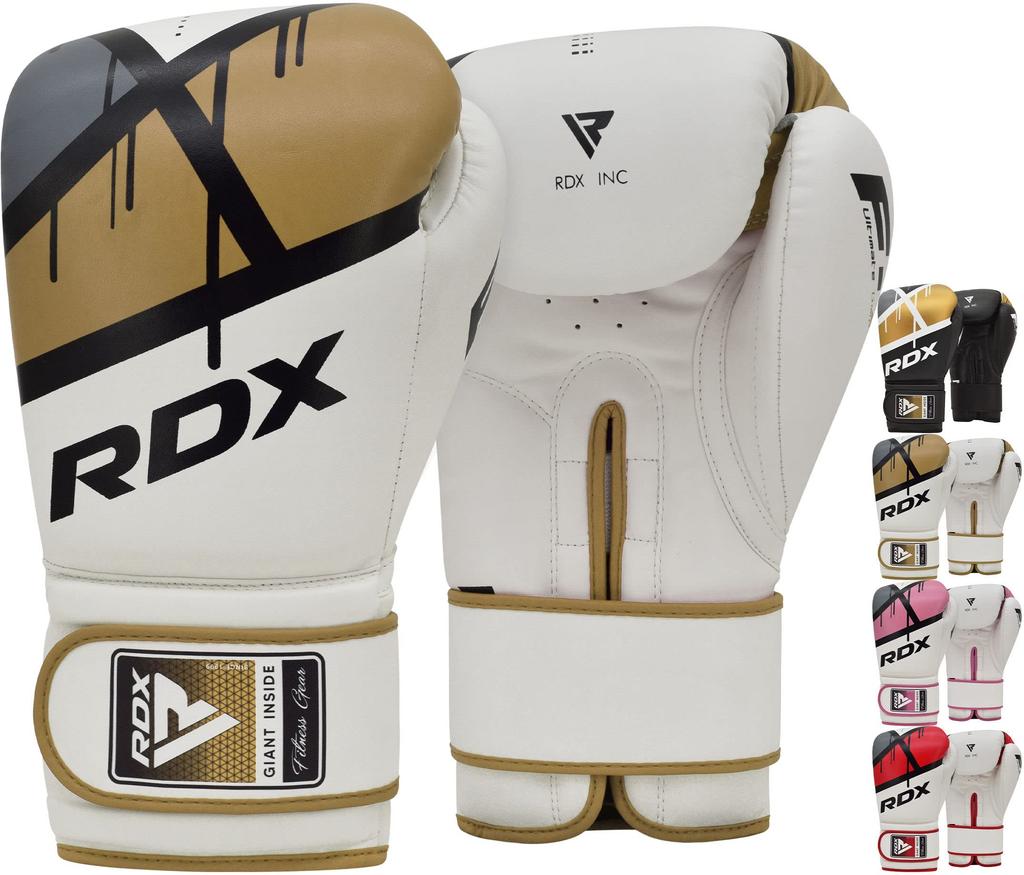 RDX Boxing Gloves for Training Muay Thai Mayanhide Leather Mitts Fighting Kickboxing Sparring EGO Gloves Punch Bag Focus Pad Thai Pad Grappling Dummy