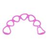 Fitness Elastic Pull Rope Home Gym Multifunctional Yoga Shaping Workout 7 Hole Resistance Band (Purple)