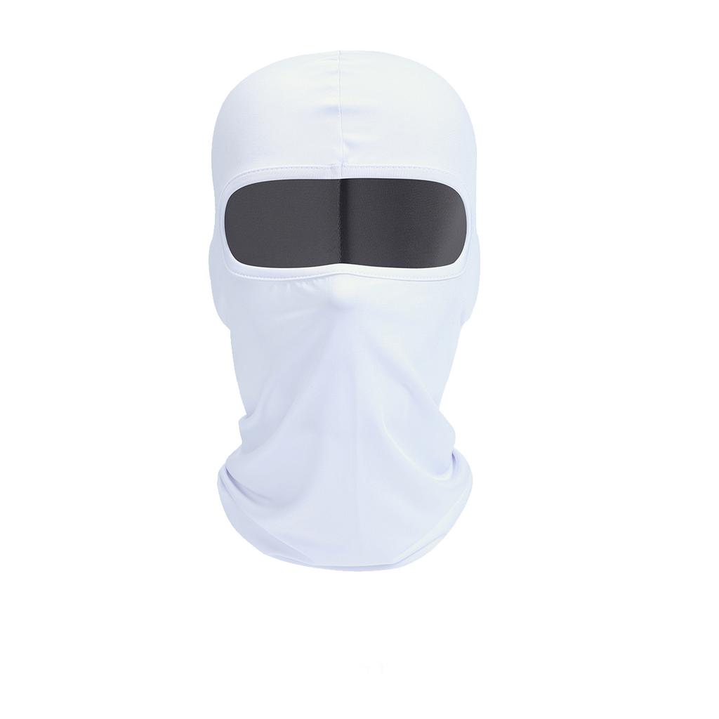 Outdoor cycling face mask, sun protection, breathable, single hole, brimless, men's and women's hooded balaclava hat
