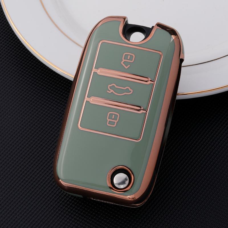 For Roewe RX5 MG3 MG5 MG6 MG7 MG ZS GT GS 350 360 750 Car Flip Key Case Cover Key Case Protector Car Accessories