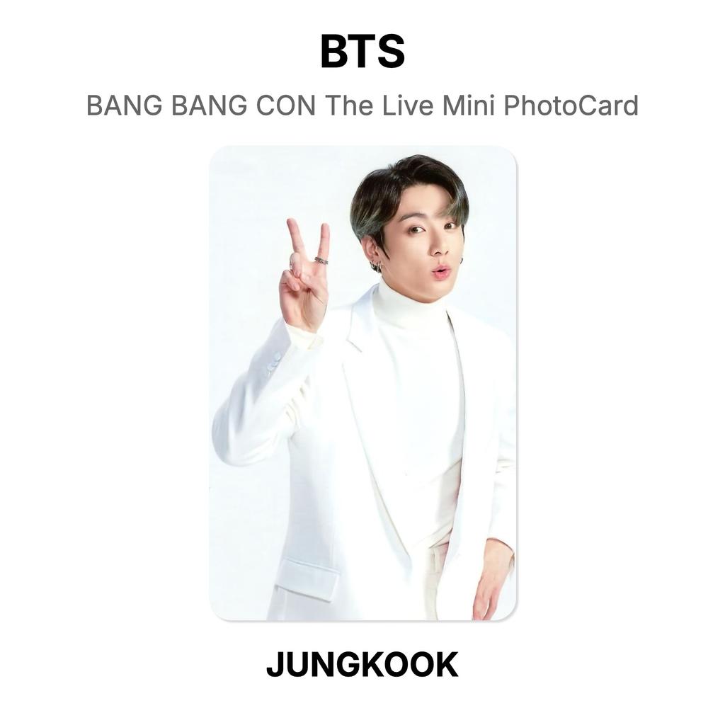 BTS BANG BANG CON The Live Mini PhotoCard Official Photocard