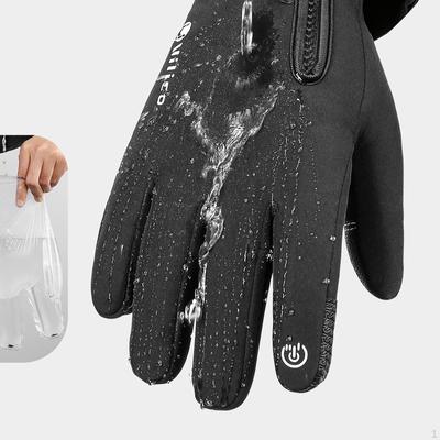 Luvas de Ciclismo Inverno Tela Tátil Leves Quentes Térmicas para Homens Patinagem