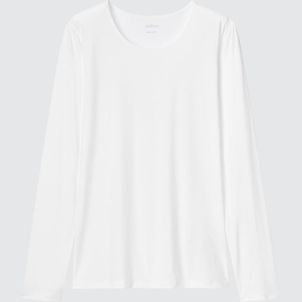 

UNIQLO JAPAN AIRism UV cut crew neck T long sleeve
