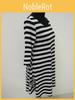 Stylish Parent-child Dress Clothes Set Showcasing Striped Half Sleeve Baby Girl Dress