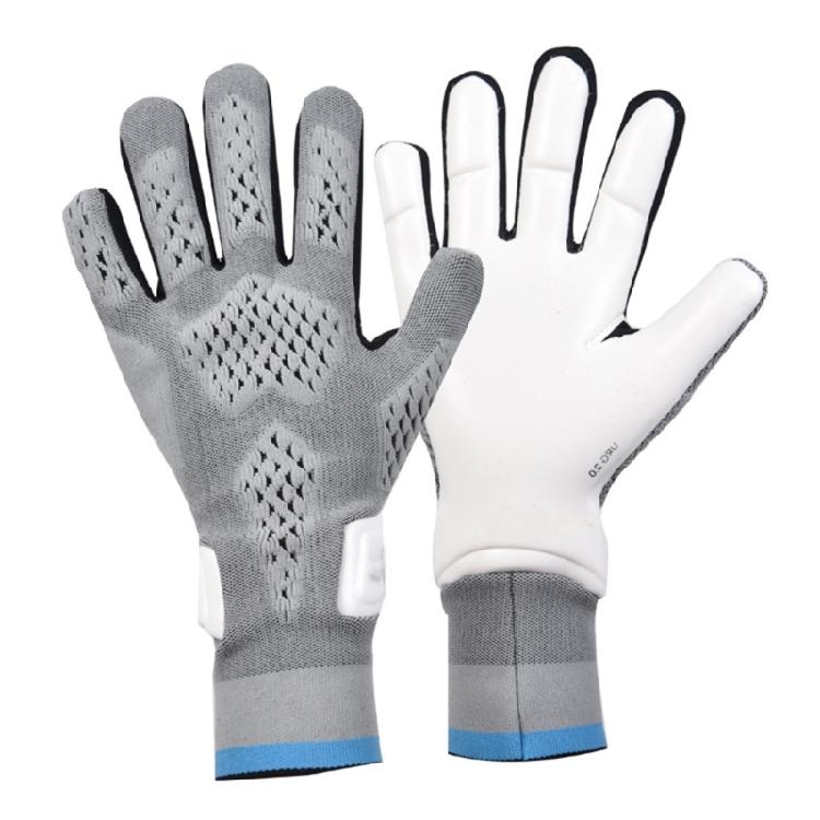 Goalkeeper Gloves Football Gloves Goalkeeper Gloves Negative Cut Goalie Gloves No.9 серый
