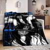 1Pc Billie Eilish Fashion Blanket Soft And Comfortable Casual Warm Camping Travel Christmas Halloween Xmas Gift M928304