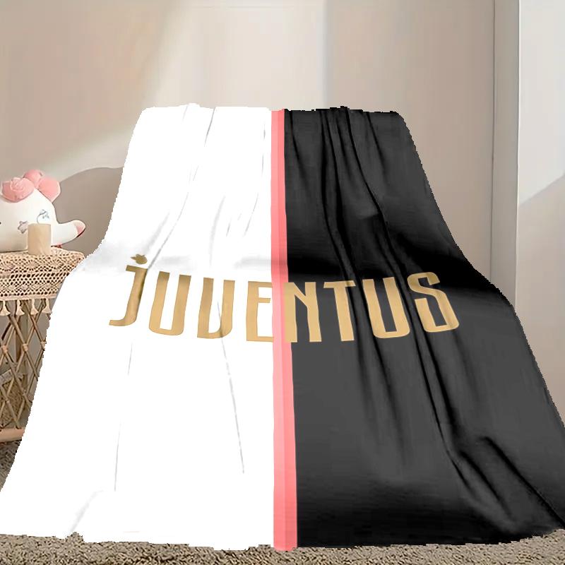 1pc Snug Juventus Football Club Blanket, Lightweight & Durable Print Blanket, Perfect for Home, Couch, Bed, Picnic, Travel, Office