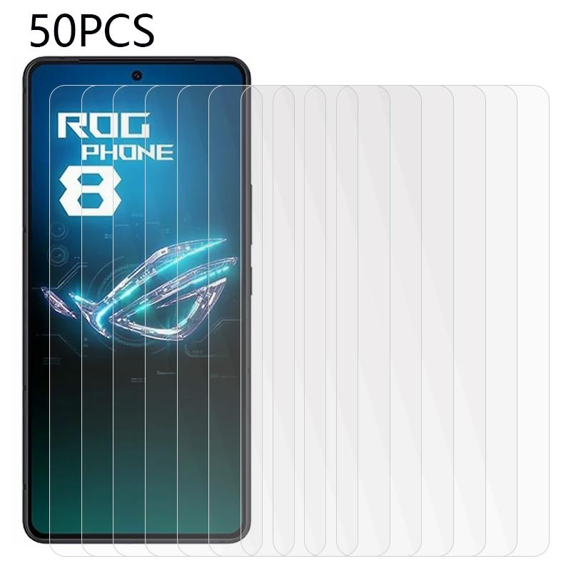 Bulk Purchasing 50Pcs Screen Protector for Asus ROG Phone 8 5G/Phone 8 Pro 5G Anti-Shatter Tempered Glass Film