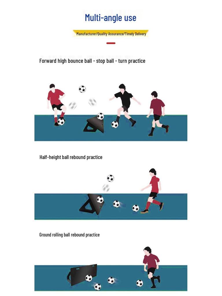 Folding Adjustable Football Rebound Backboard for Student Training
