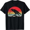 Vintage Retro Raven Shirt Crow Bird Lover Gift T-Shirt