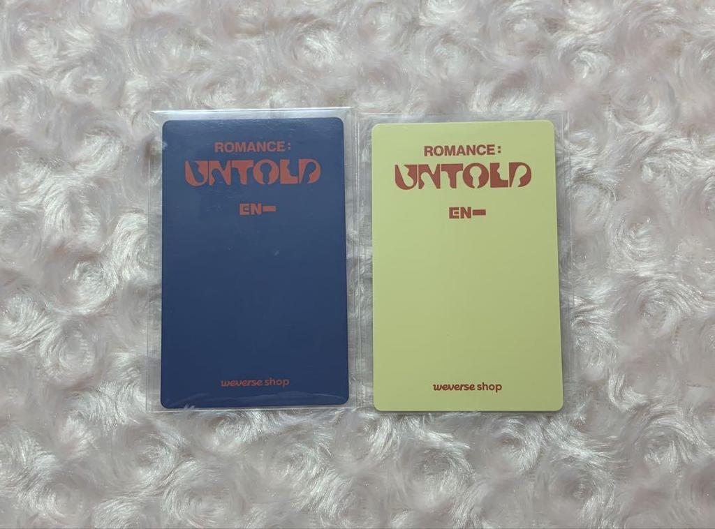 [USED] enhypen romance untold showcase heeseung trading card