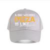Pizza-Liebhaber Lustige Baseballkappe Mode Unisex Sonnenhut Damen Outdoor-Sport Snapback-Kappe